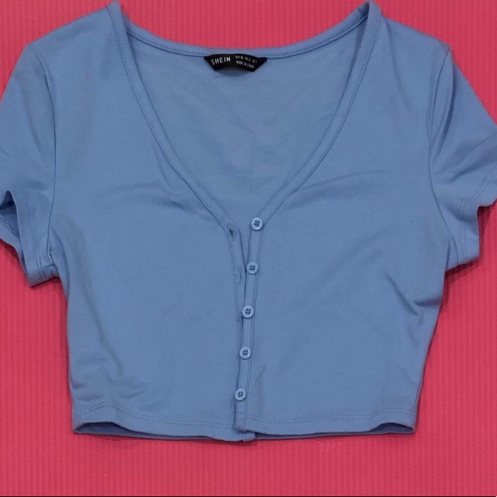 Cute blue shirt
